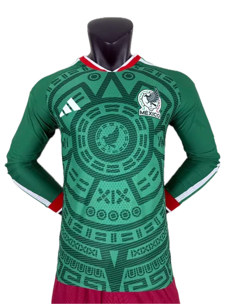 Mexique Maillot Domicile Manche Longues 26/27 – Version Player