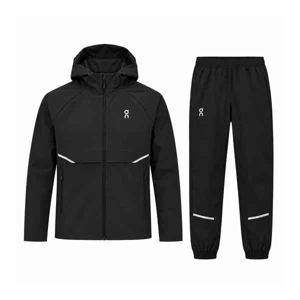 On Running Core Ensemble veste + pantalon – Noir