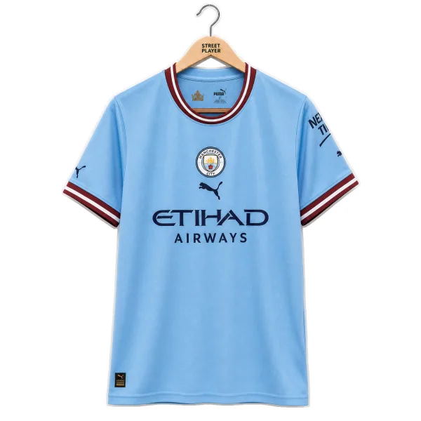 Manchester City Maillot Rétro Domicile 07/08