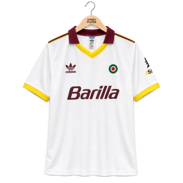 Maillot AS Roma Extérieur Rétro 91/92