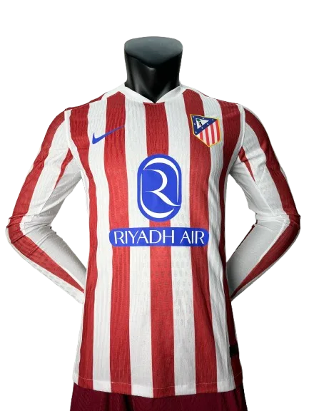 Maillot Atlético Madrid Domicile Manche longue 25/26 – Version Player