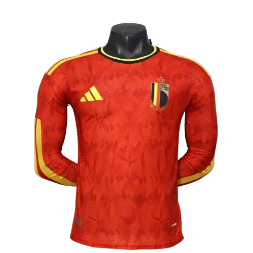 Belgique Maillot Domicile Manche longues 26/27 – Version Player