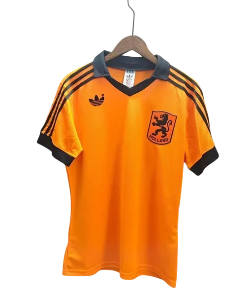 Pays-Bas Maillot Rétro Domicile 1980
