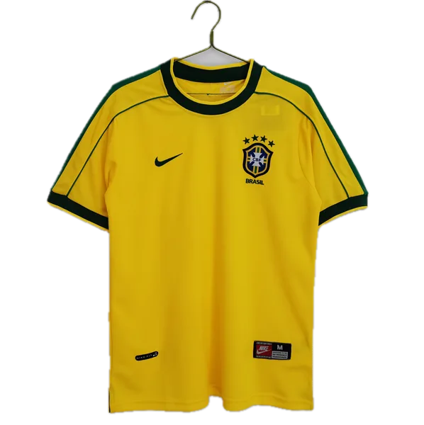 Brésil Maillot Retro Domicile 1998