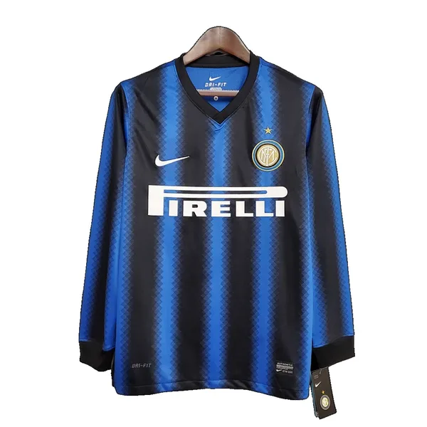 Inter Milan Maillot Rétro Domicile Manches Longues 10/11