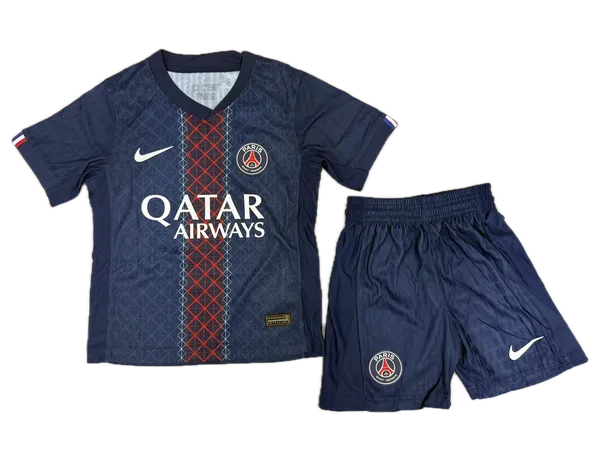 TENUE Paris Saint Germain domicile 25/26 – Enfant/Adulte (2 étoiles ⭐️⭐️ disponibles)