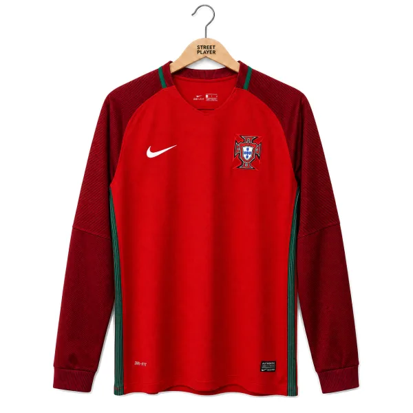 Portugal Maillot Retro Exterieur Manche Longues 2016
