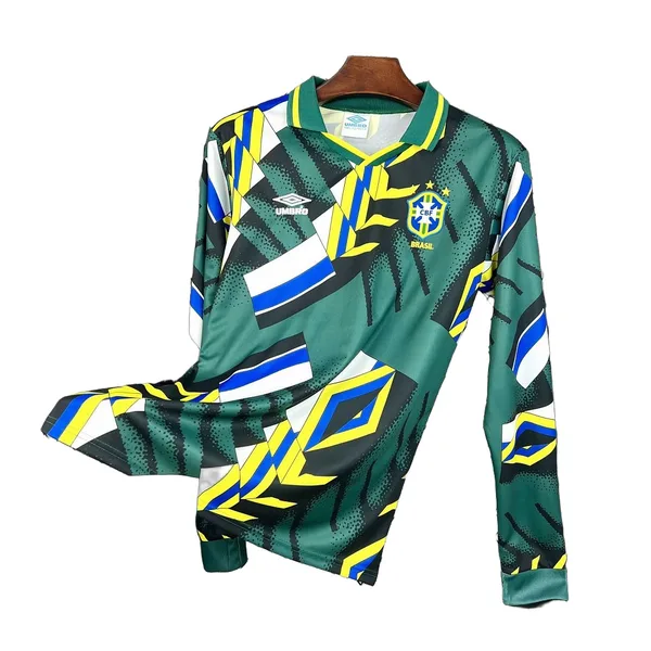 Brésil Maillot Rétro Gardien Manches Longues 1994