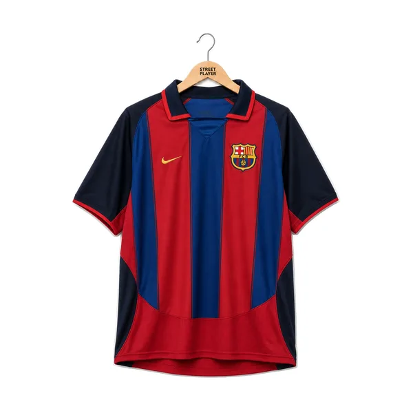 FC Barcelone Maillot Retro Domicile 03/04