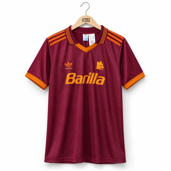 AS Roma Maillot Rétro Domicile 92/94