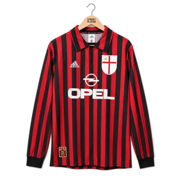 AC Milan Maillot Rétro Manches Longues 99/00