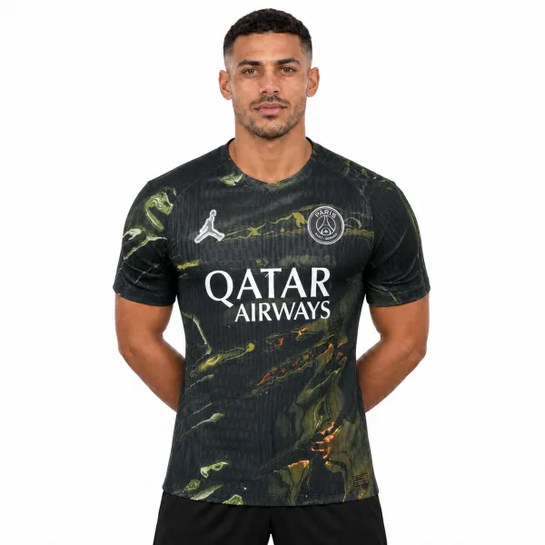 Paris Saint Germain Maillot Jordan Night Edition 25/26 – Version Player (2 étoiles ⭐️⭐️ disponibles)