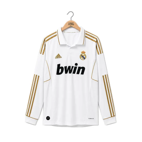Real Madrid Maillot Retro Domicile Manche Longues 11/12