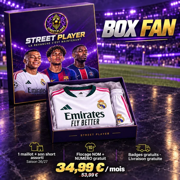 Box Fan – Maillots + Short de la saison 26/27