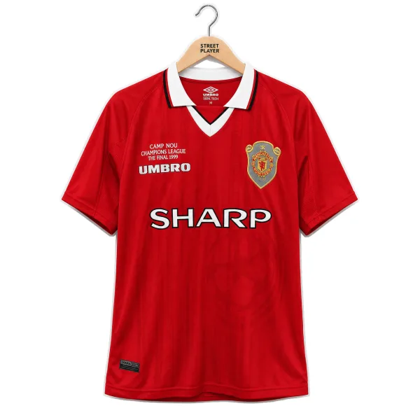Manchester United Maillot Retro Domicile 99/00