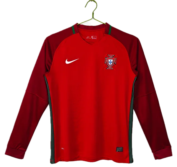 Portugal Maillot Retro Exterieur Manche Longues 2016