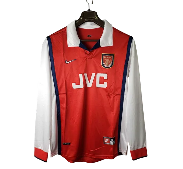 Arsenal FC Maillot Rétro Domicile Manche Longues 98/99