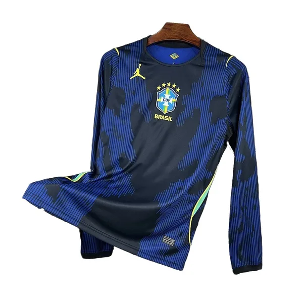 Brésil Maillot Manche Longue Extérieur Coupe du Monde 2026