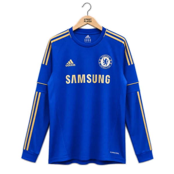Chelsea FC Maillot Retro Manche Longues Domicile 12/13