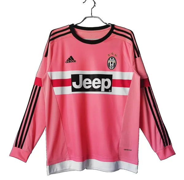 Juventus Maillot Rétro Extérieur Manches Longues 15/16