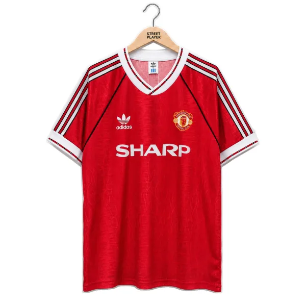 Manchester United Maillot Retro Domicile 91/92