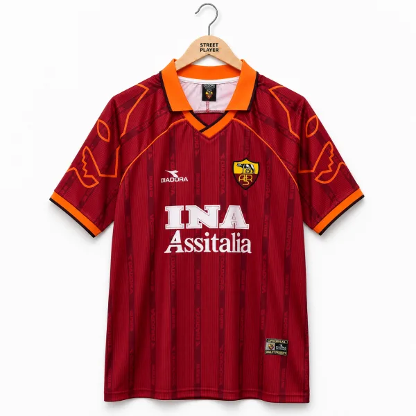 AS Roma Maillot Rétro Domicile 99/00