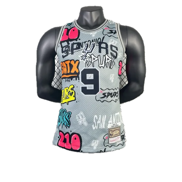 San Antonio Spurs Maillot Retro NBA Edition MitchellNess 02/03