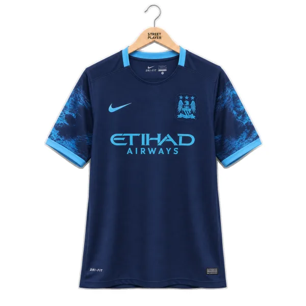 Manchester City Maillot Rétro Extérieur 15/16