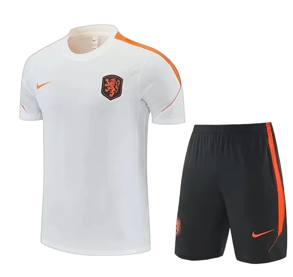 Pays-Bas Ensemble Training Blanc 2026 – Enfant-Adulte