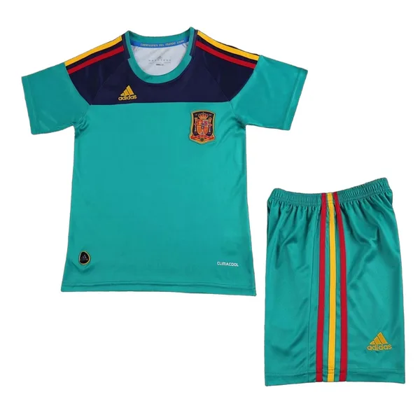 Espagne Tenue Rétro Gardien 09/10 – Enfant