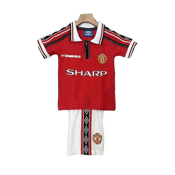 Manchester United Tenue Rétro Domicile 97/98 – Enfant