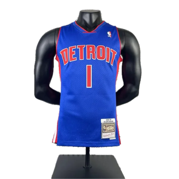 Detroit Pistons Maillot Retro NBA Edition MitchellNess 08/09