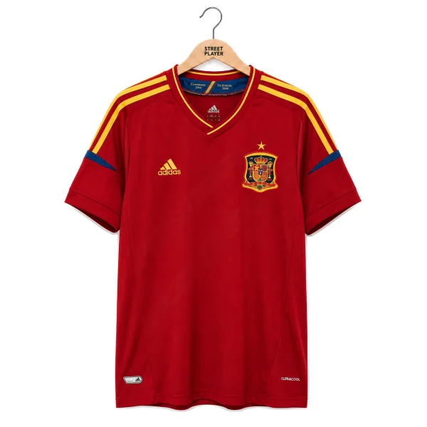 Espagne Maillot Retro Domicile 2012
