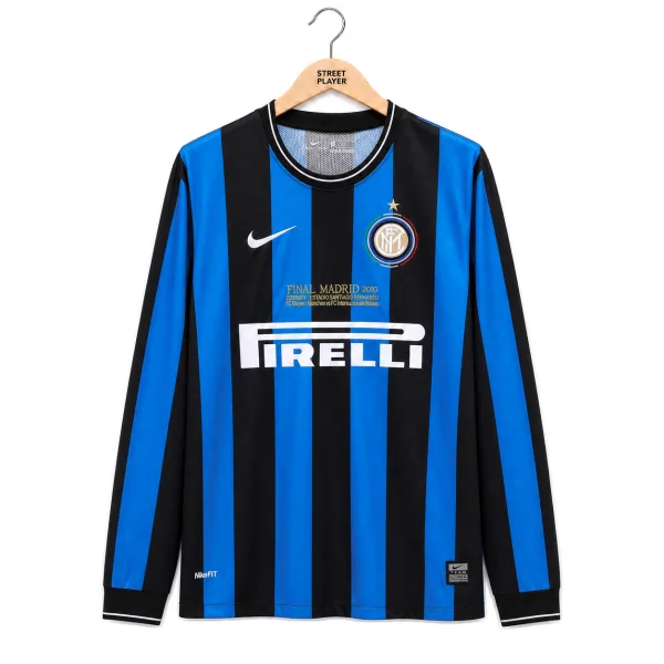 Inter Milan Maillot Rétro Manches Longues 09/10