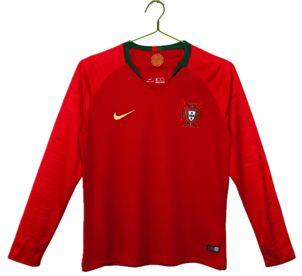 Portugal Maillot Retro Exterieur Manche Longues 2018