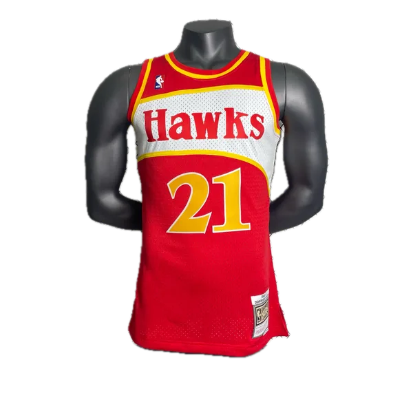 Atalanta Hawks Maillot Retro Nba Edition MitchellNess 85/86