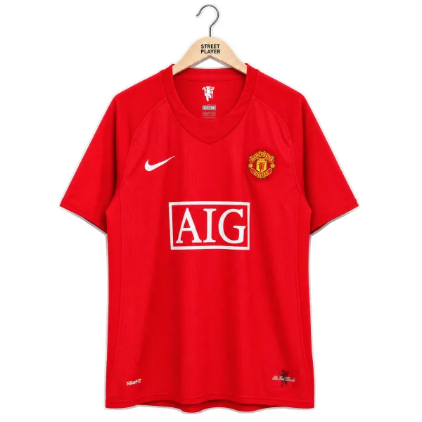 Manchester United Maillot Retro Domicile 07/08