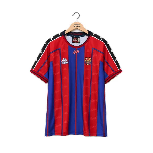 FC Barcelone Maillot Retro Domicile 97/98