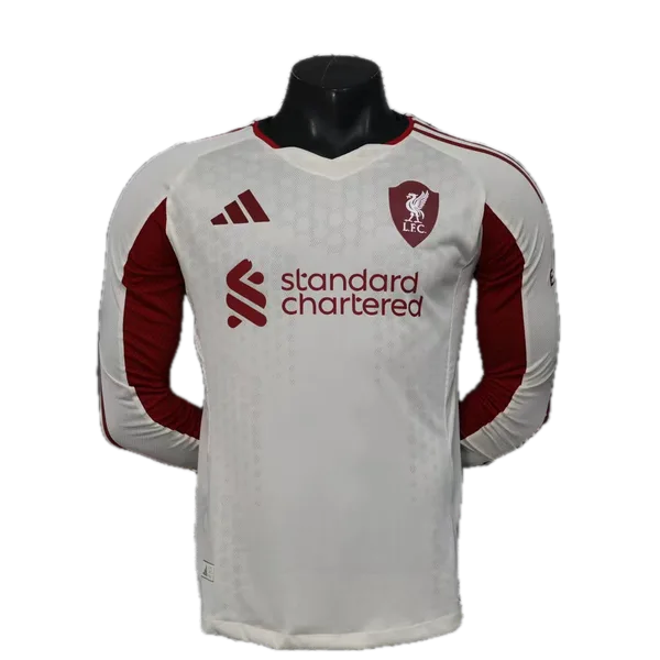 Maillot Liverpool FC Exterieur Manche Longues 25/26 – Version Player