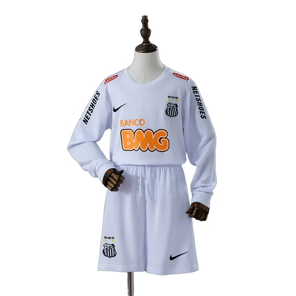 Santos FC Tenue Rétro Domicile Manches Longues 12/13 – Enfant
