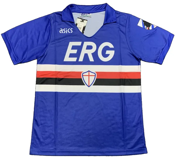 Sampdoria Maillot Rétro Domicile 90/91