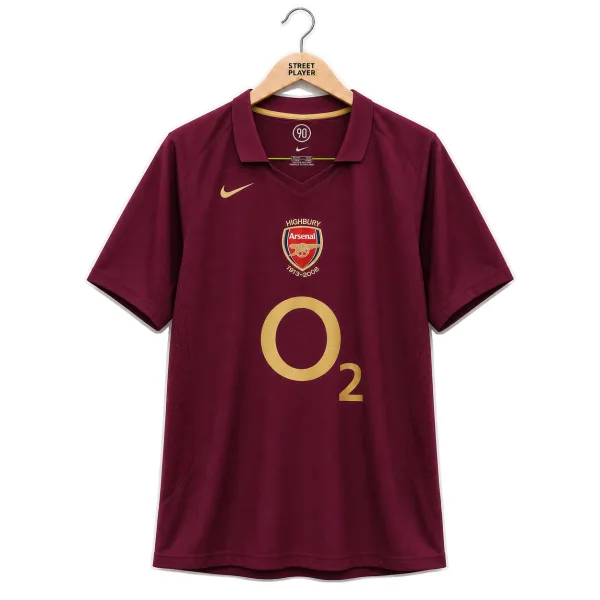 Arsenal FC Maillot Retro Domicile 05/06