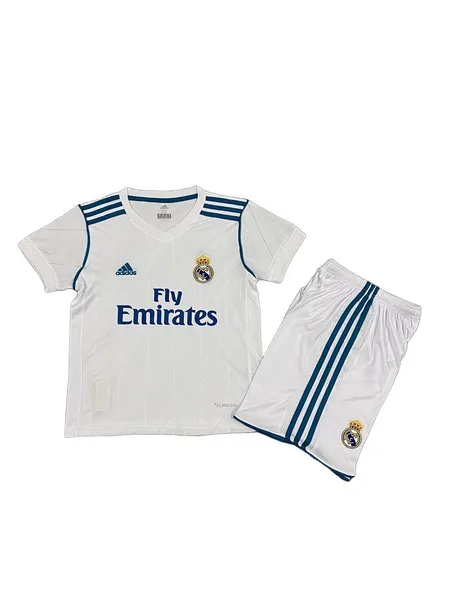 Real Madrid Tenue Rétro Domicile 17/18 – Enfant