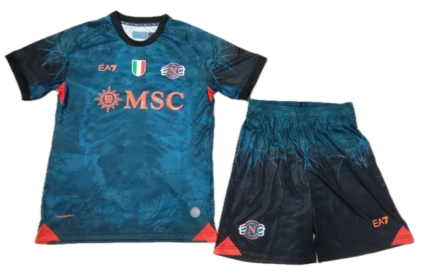 Tenue SSC NAPLES MAILLOT Edition Hallowen 25/26 – Enfant/Adulte