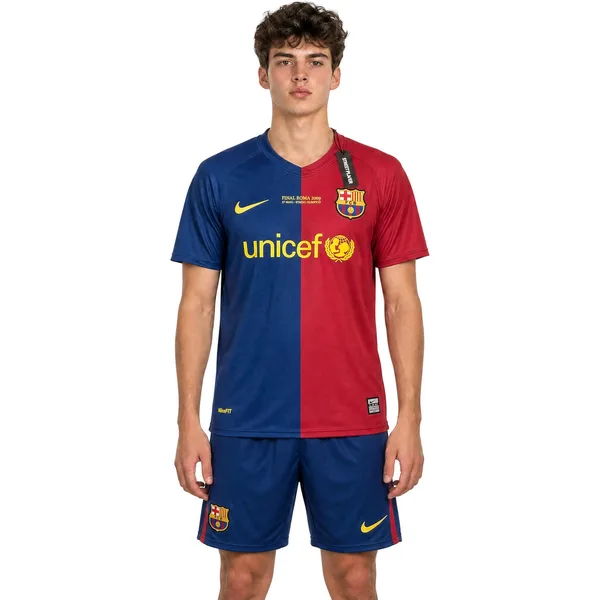 FC Barcelone Tenue Rétro Domicile 08/09 – Enfant