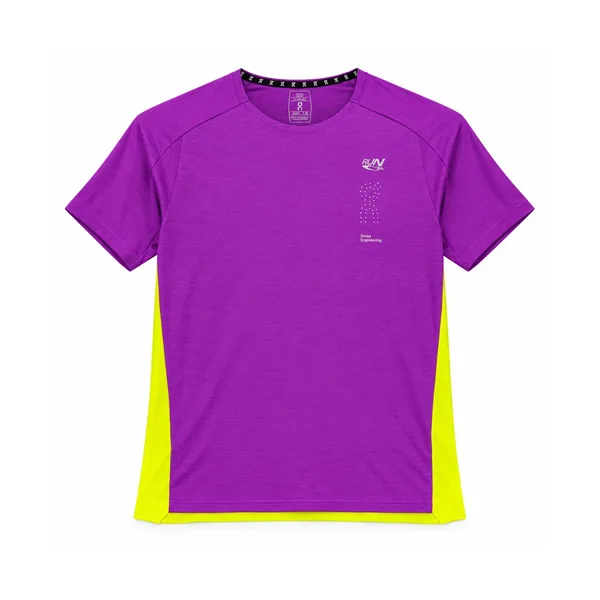 On Running Performance-T – Violet / jaune