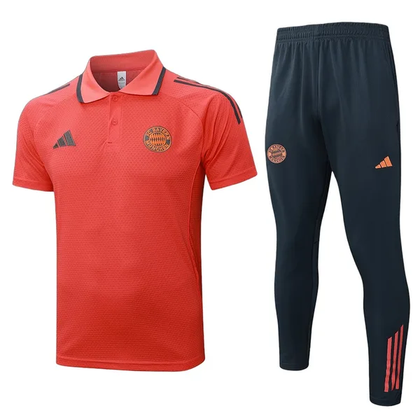 Bayern Munich Ensemble Polo Survêtement 25/26 – Orange