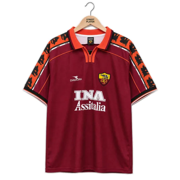 AS Roma Maillot Rétro Domicile 98/99
