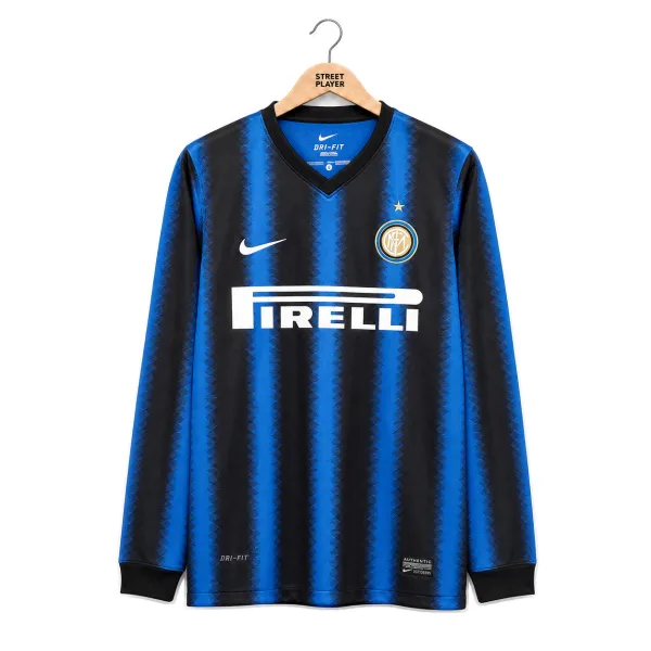 Inter Milan Maillot Rétro Domicile Manches Longues 10/11