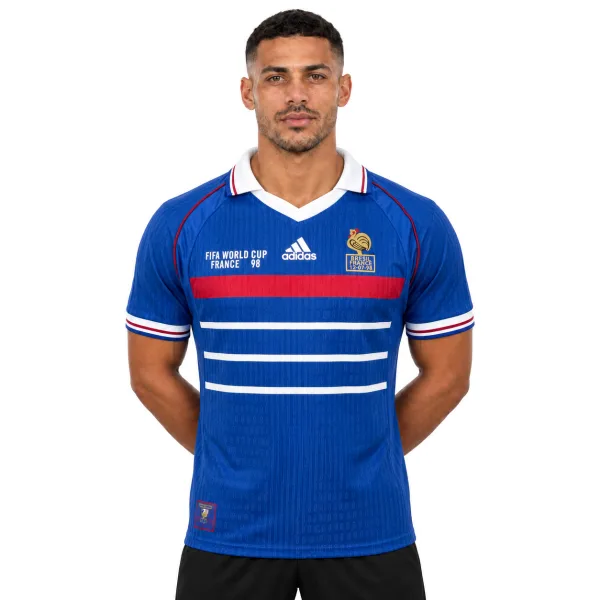 Equipe de France Maillot Rétro Domicile 1998 – Version Player